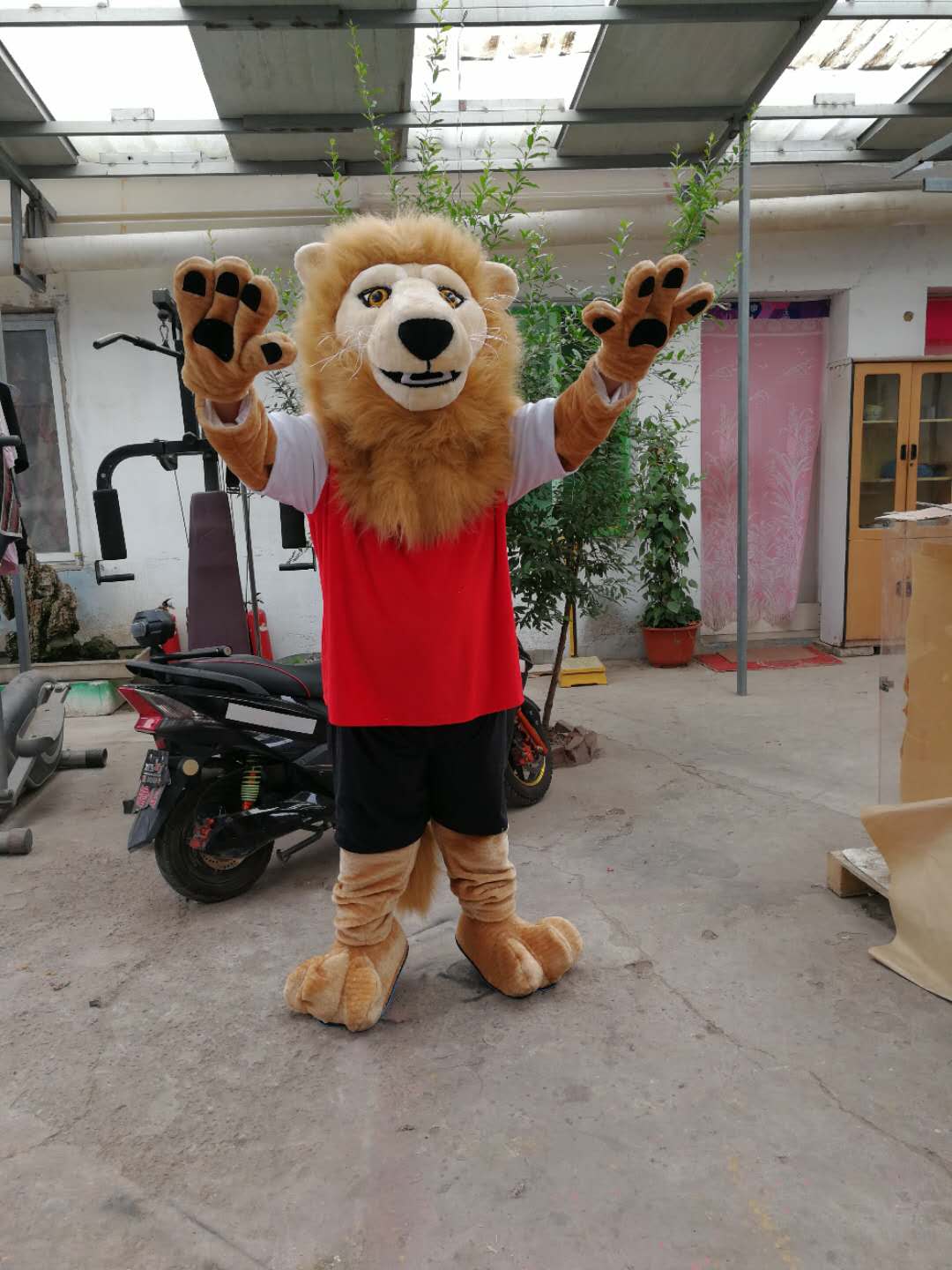 Hot Sale Cartoon Movie Character Real Pictures Brown lion mascot costume Adult Size free shipping
Hot Sale Cartoon Movie Character Real Pictures Brown lion mascot costume Adult Size free shipping