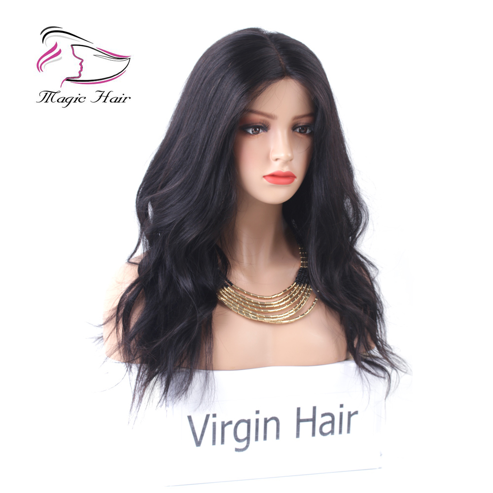 Natural Color Lace Front Human Hair Wigs for Women Wavy Brazilian Indian Peruvian Malaysian Virgin Hair Pre Plucked Hairline