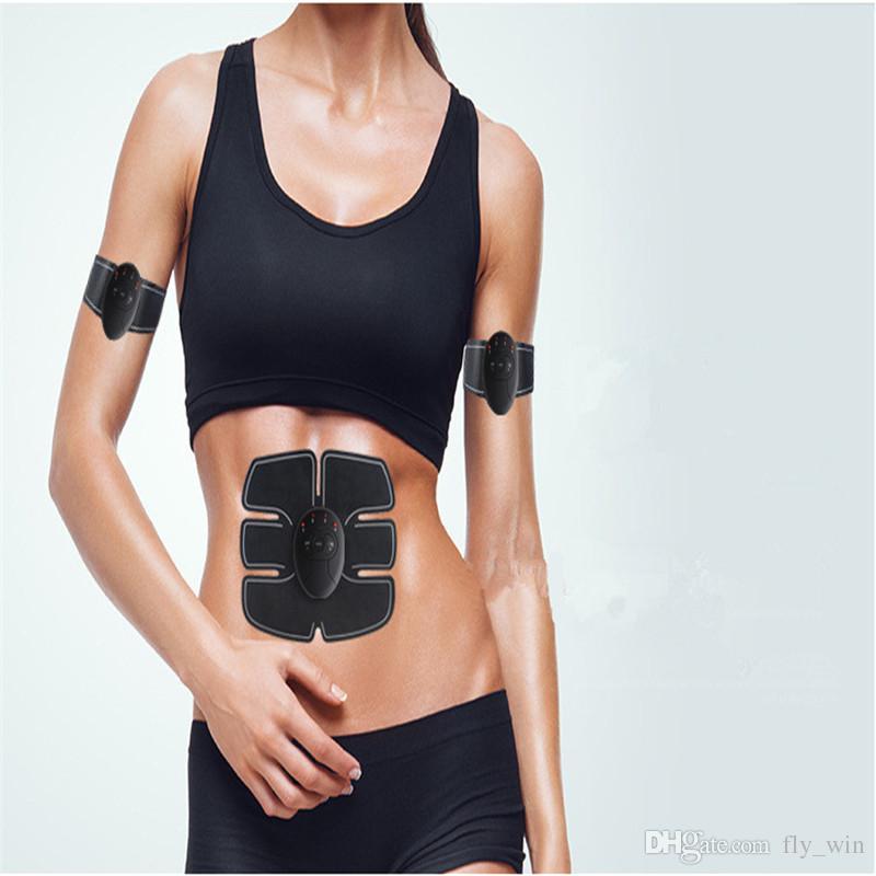 EMS Wireless Muscle Stimulator Smart Fitness Abdominal Training Device Electric Weight Loss Stickers Body Slimming Belt Unisex