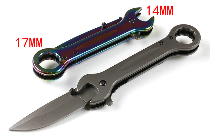 2018 Quick opening knife PF7 multi-purpose tool Stainless Wrench Military Emergency Survival Tools Hunting Knives free shipping
2018 Quick opening knife PF7 multi-purpose tool Stainless Wrench Military Emergency Survival Tools Hunting Knives free shipping