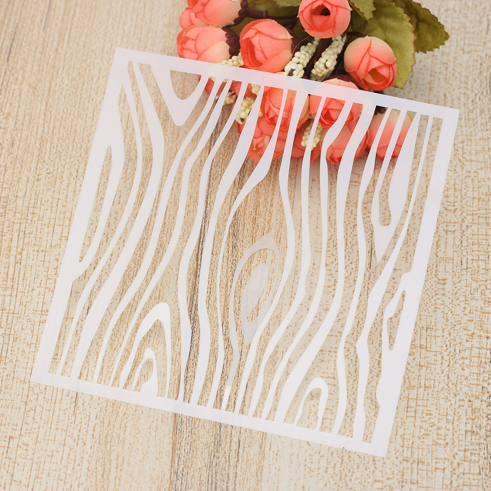 1 Pcs Reusable Stencil Airbrush Painting Art DIY Home Decor Scrapbooking Craft Baking Tool Craft Coffee