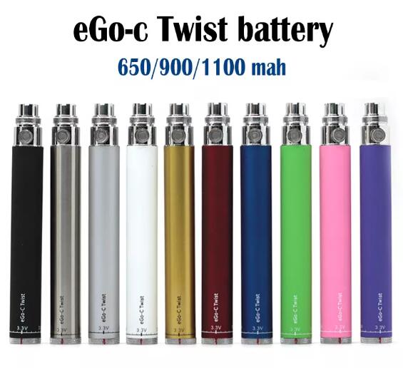 eGo-c Twist Battery Electronic Cigarette Variable Voltage Battery 3.2-4.8V 650mah 900mah 1100mah Vision Spinner eGo Kit
eGo-c Twist Battery Electronic Cigarette Variable Voltage Battery 3.2-4.8V 650mah 900mah 1100mah Vision Spinner eGo Kit