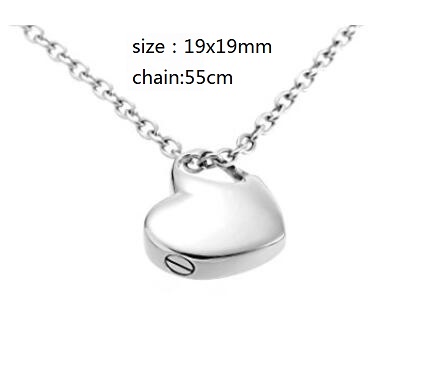 Custom-made a variety of names personality heart ashes urn cremation funeral pendant necklace fashion jewelry valentines
Custom-made a variety of names personality heart ashes urn cremation funeral pendant necklace fashion jewelry valentines