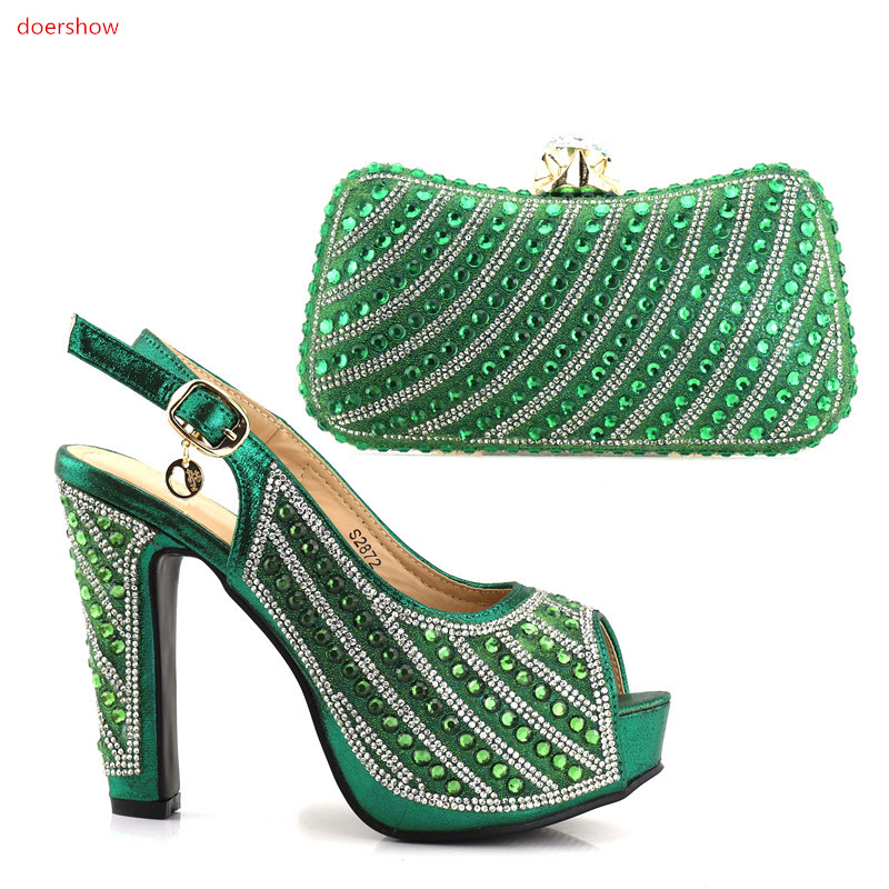 Nigerian Party Shoe and Bag Sets Italian Shoes and Bags Set GREEN High Quality Matching Shoes and Bag Sets JJC1-17, Black
Nigerian Party Shoe and Bag Sets Italian Shoes and Bags Set GREEN High Quality Matching Shoes and Bag Sets JJC1-17, Black