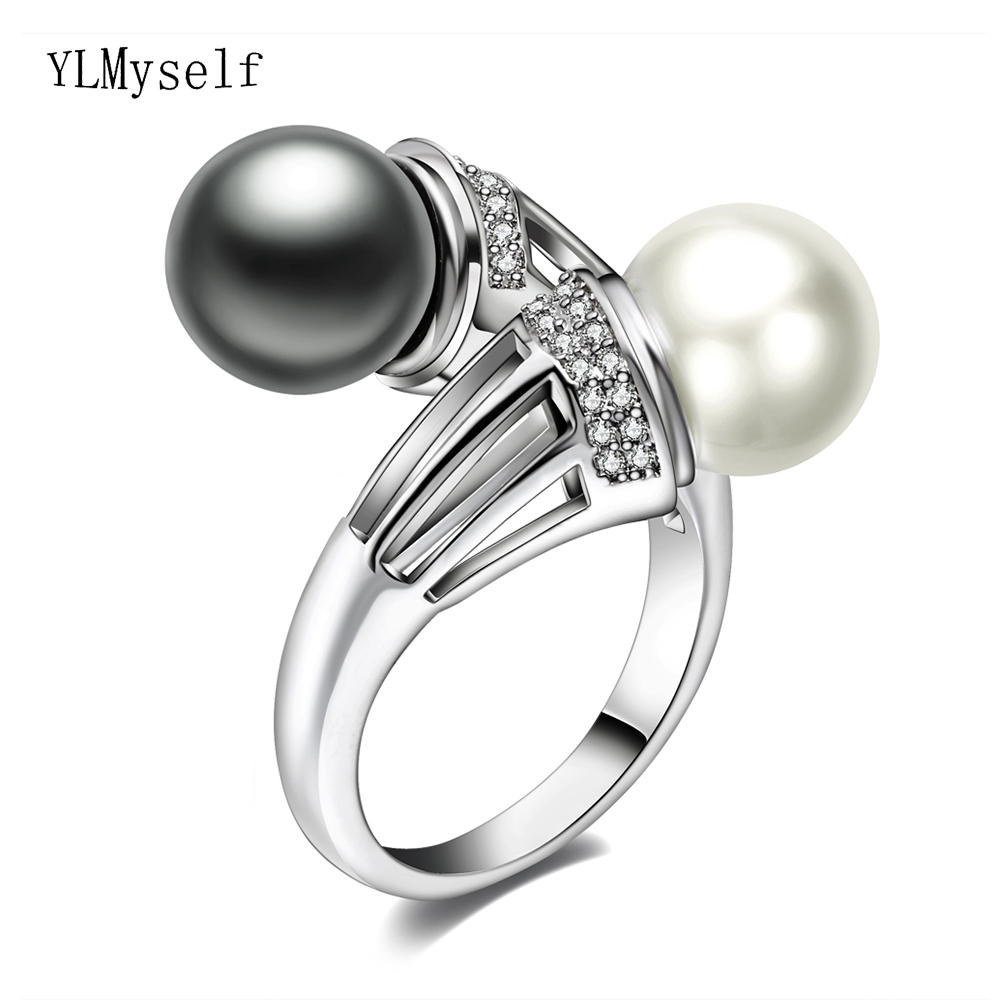 On sale New arrival white and grey pearl ring crystal fashion jewelry female trendy jewellery beautiful rings
On sale New arrival white and grey pearl ring crystal fashion jewelry female trendy jewellery beautiful rings