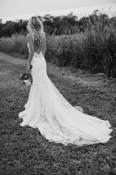 Country Bohemian Newest Beach Mermaid Dresses Full Lace Applique Spaghetti Straps Court Train Wedding Bridal Gowns Custom