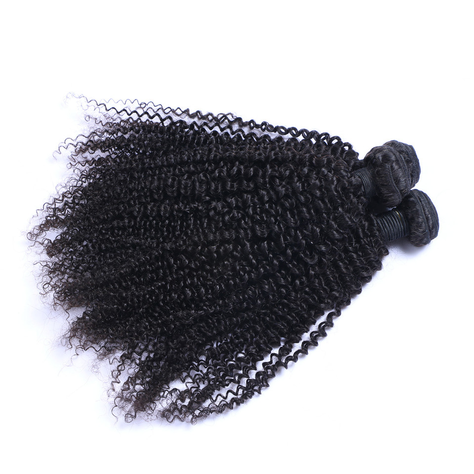Brazilian Kinky Curl Unprocessed Human Virgin Hair Weaves Remy Human Hair Extensions Dyeable 3 bundles