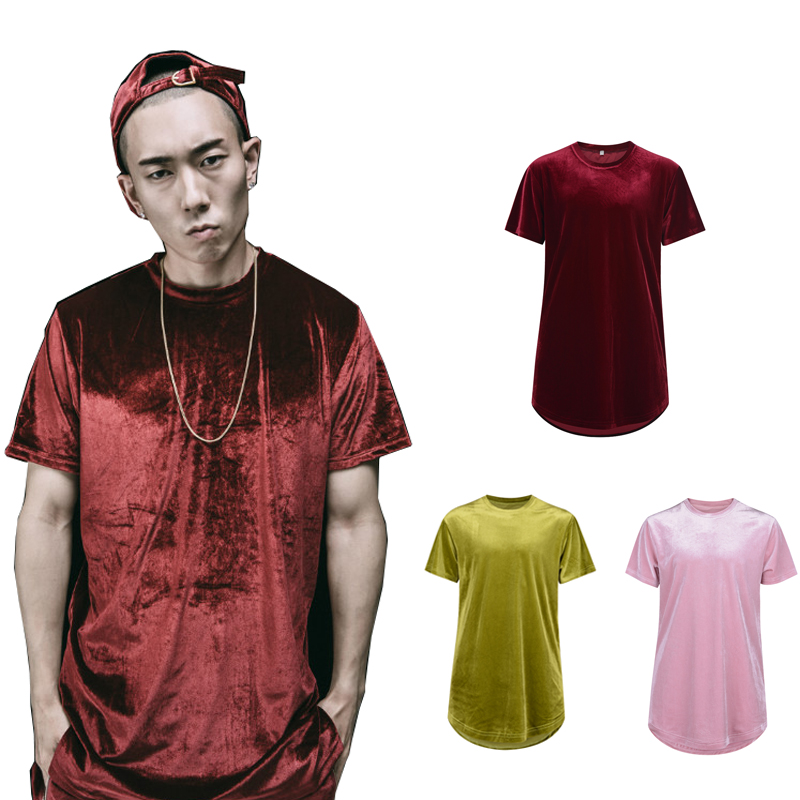 2017 high quality fashion velvet loose tshirt men hip hop summer Arc hem Extended short-sleeve t-shirt Free Shipping street wear, Sky blue
2017 high quality fashion velvet loose tshirt men hip hop summer Arc hem Extended short-sleeve t-shirt Free Shipping street wear, Sky blue