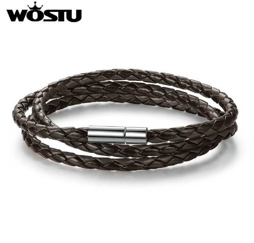 WOSTU 2018 Hot Sale 6 Color 60CM PU Leather Wrap Bracelet With Magnet Clasp High Quality Jewelry For Women Men Pulseira XCJ0063
WOSTU 2018 Hot Sale 6 Color 60CM PU Leather Wrap Bracelet With Magnet Clasp High Quality Jewelry For Women Men Pulseira XCJ0063