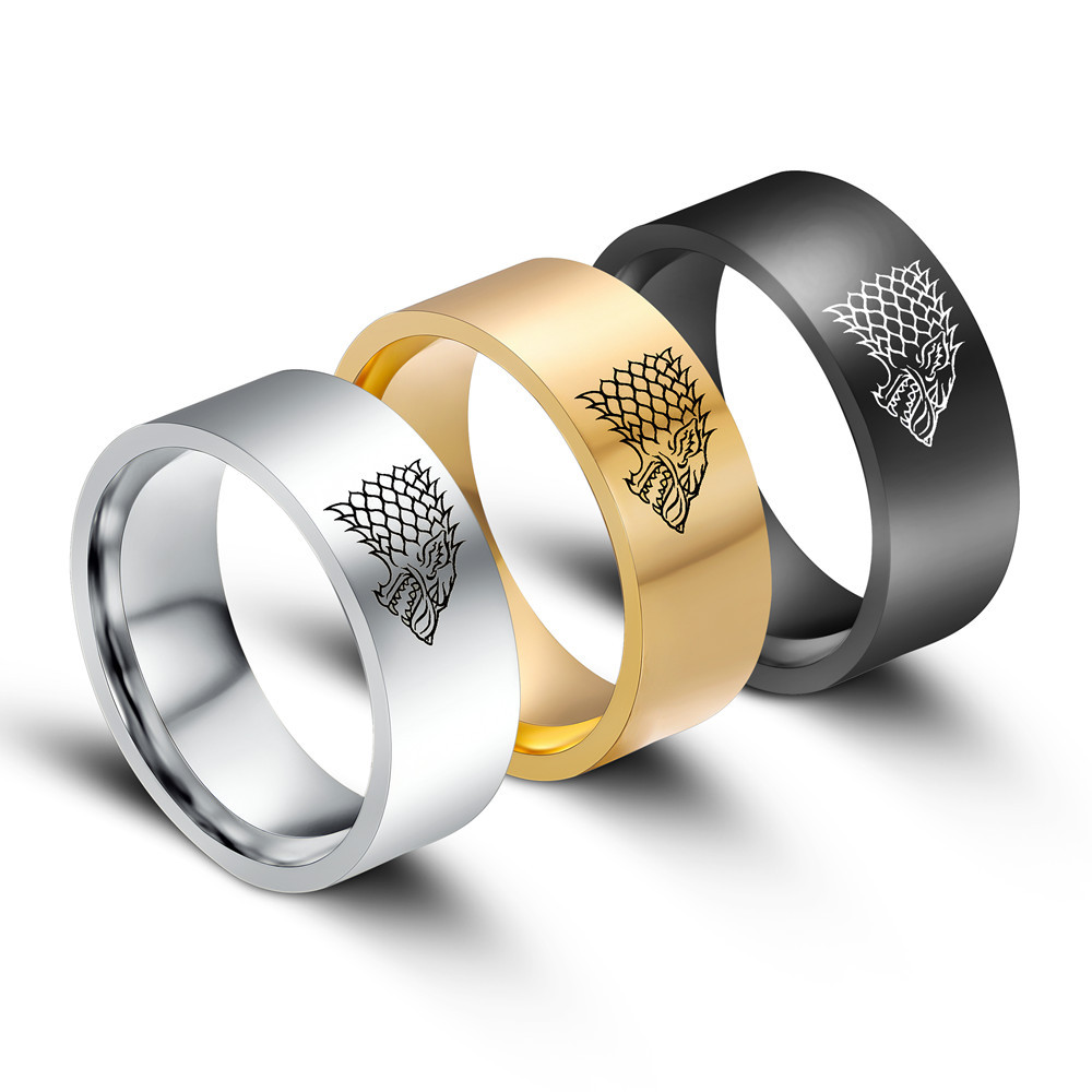 Size 7-14 Fashion Handsome Male Jewelry Wolf Design 316L Stainless Steel Mens Ring Punk Style Band Rings for men women Width 8mm
Size 7-14 Fashion Handsome Male Jewelry Wolf Design 316L Stainless Steel Mens Ring Punk Style Band Rings for men women Width 8mm