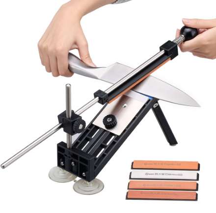 Ruixin Pro I Professional Knife Sharpener Kitchen Sharpening System with 4pcs Whetstones Apex Edge Pro Grindstone PK Pro II III
Ruixin Pro I Professional Knife Sharpener Kitchen Sharpening System with 4pcs Whetstones Apex Edge Pro Grindstone PK Pro II III
