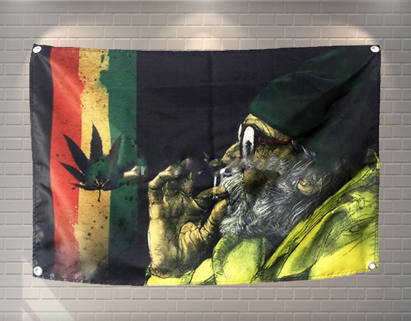Bob Marley Flag Banner Polyester 144* 96cm Hang on the wall 4 grommets Custom Flag indoor02
Bob Marley Flag Banner Polyester 144* 96cm Hang on the wall 4 grommets Custom Flag indoor02