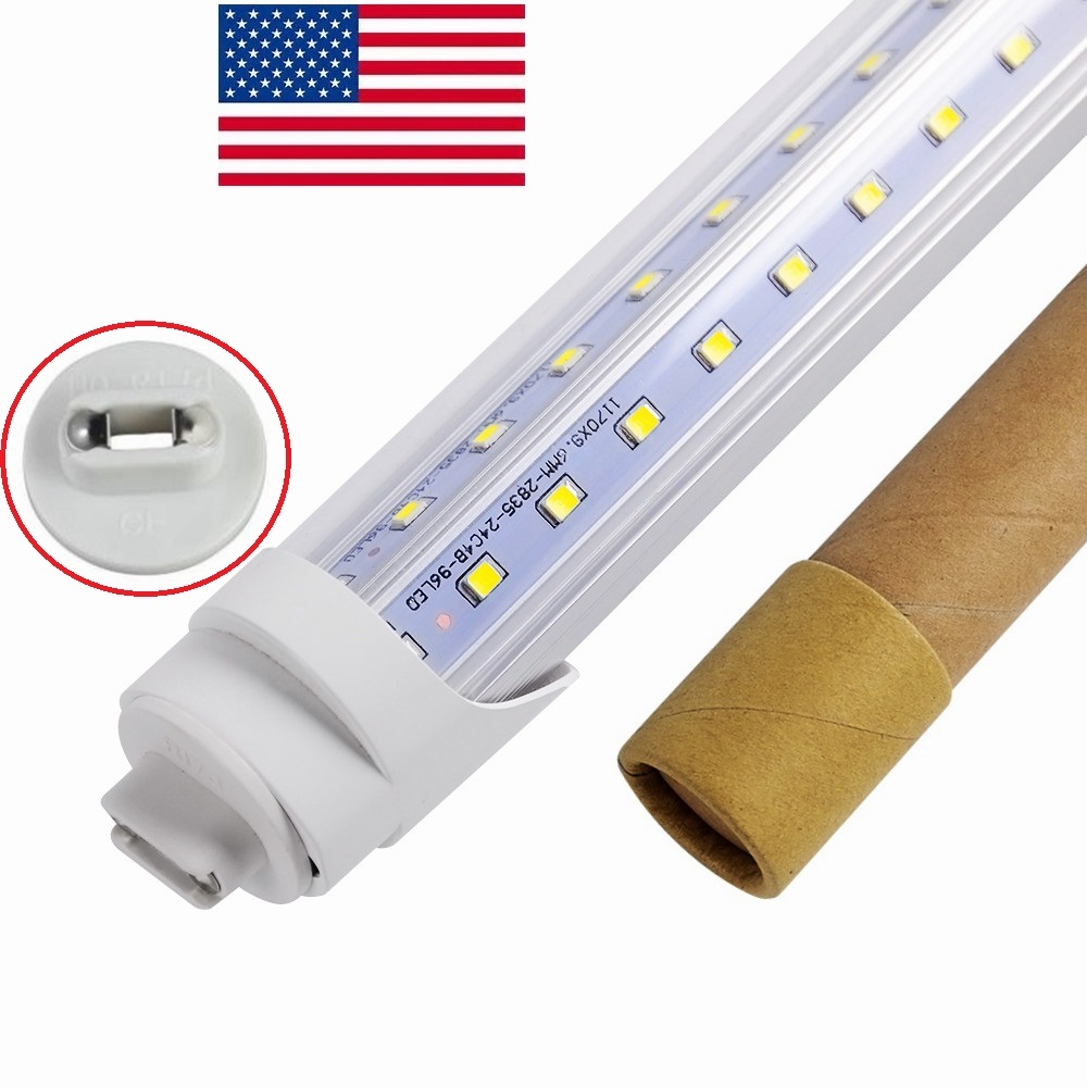 V-Shaped R17D 8ft Led T8 Tubes Lights 72W 5000K 6500K Led Light Bulbs Tubes Lamp AC 110-240V + Stock In US
V-Shaped R17D 8ft Led T8 Tubes Lights 72W 5000K 6500K Led Light Bulbs Tubes Lamp AC 110-240V + Stock In US