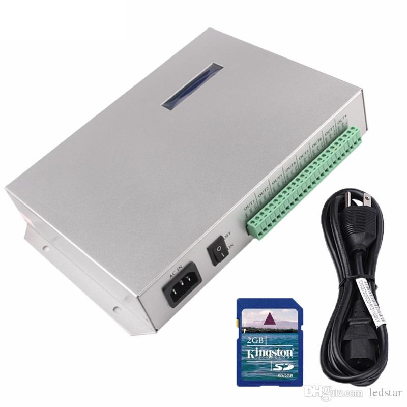 t-300k t300k sd card online via pc rgb full color led pixel module controller 8ports 8192 pixels ws2811 ws2801 ws2812b led strip
t-300k t300k sd card online via pc rgb full color led pixel module controller 8ports 8192 pixels ws2811 ws2801 ws2812b led strip