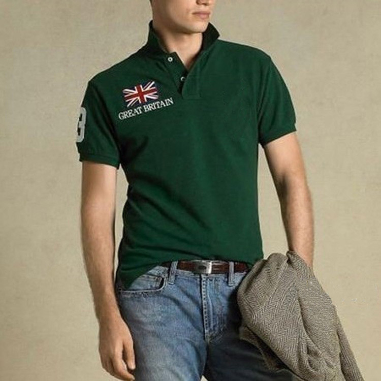 Free shipping!High Quality Tops&Tees shirts Short Sleeve embroidery Turn-down collar national flag big horse Polo men's T-Shirt 100% Cotton, White
Free shipping!High Quality Tops&Tees shirts Short Sleeve embroidery Turn-down collar national flag big horse Polo men's T-Shirt 100% Cotton, White