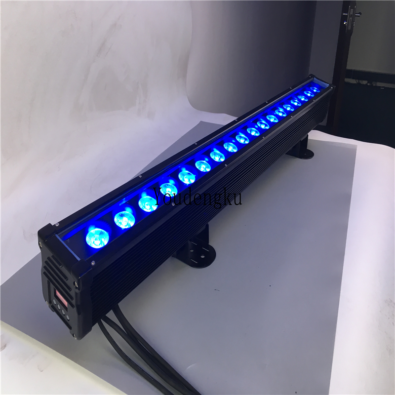6pcs single led Individually controlled outdoor led lights wall washer 18*10w 4in1 wall washer waterproof rgbw led wall wahser