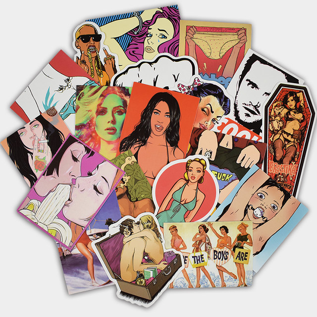 52Pcs-Pack Rude NSFW Hook Up Sexy PINUP Stickers Car Skateboard Motorcycle Bicycle Luggage Laptop Wall Decals Pack
52Pcs-Pack Rude NSFW Hook Up Sexy PINUP Stickers Car Skateboard Motorcycle Bicycle Luggage Laptop Wall Decals Pack