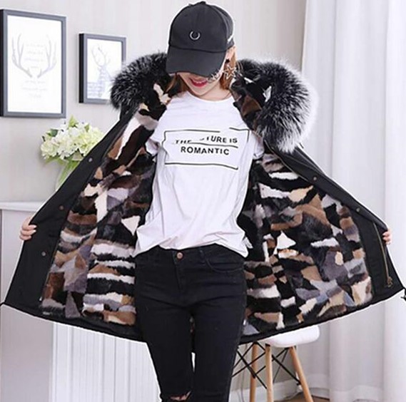 Silver fox fur trim women snow coats Removable liner irregular Stitching multicolour mane fur lining black Long parkas, Choose the model
Silver fox fur trim women snow coats Removable liner irregular Stitching multicolour mane fur lining black Long parkas, Choose the model