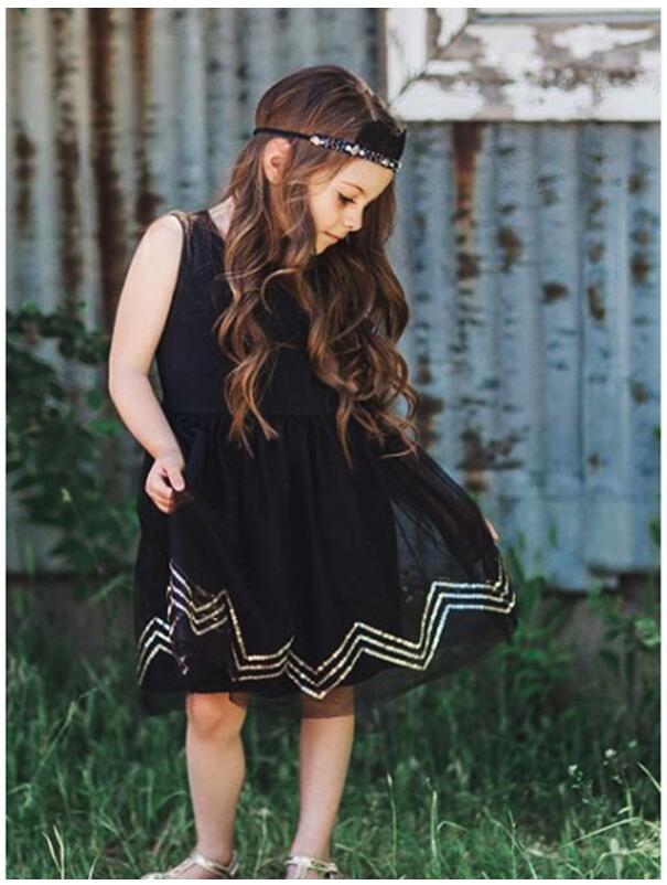 Girl Black Sleeveless Organza Dresses Baby Girl Gauze Zip Vest Sequined Princess Dress Kids Summer Skirt Children Clothes CNU 004
Girl Black Sleeveless Organza Dresses Baby Girl Gauze Zip Vest Sequined Princess Dress Kids Summer Skirt Children Clothes CNU 004