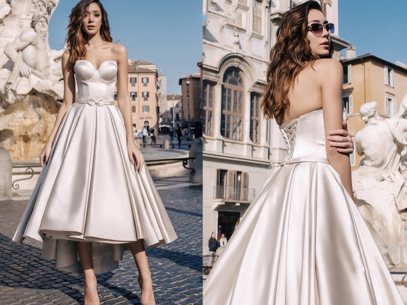 Custom Made Prom Dresses A Line Sweetheart Neck Satin Tea Length Evening Gowns Hi Lo Party Dresses, Chocolate
Custom Made Prom Dresses A Line Sweetheart Neck Satin Tea Length Evening Gowns Hi Lo Party Dresses, Chocolate