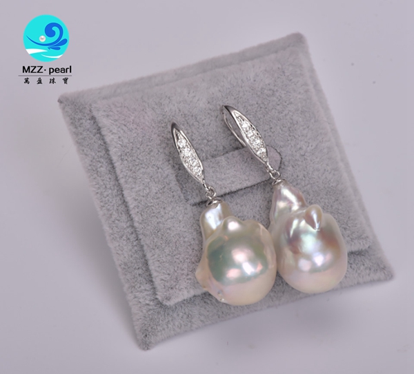 ladies pearl ornaments 12mm natural white freshwater baroque pearl dangle earrings sterling silver Exquisite Jewelry
ladies pearl ornaments 12mm natural white freshwater baroque pearl dangle earrings sterling silver Exquisite Jewelry
