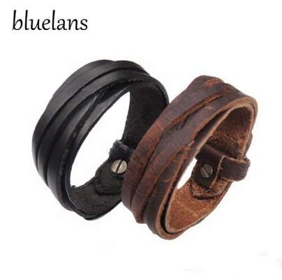 Bluelans Men Women Unisex Multi thong braided thin Leather Bracelet wristband Jewelry Items 00JS
Bluelans Men Women Unisex Multi thong braided thin Leather Bracelet wristband Jewelry Items 00JS