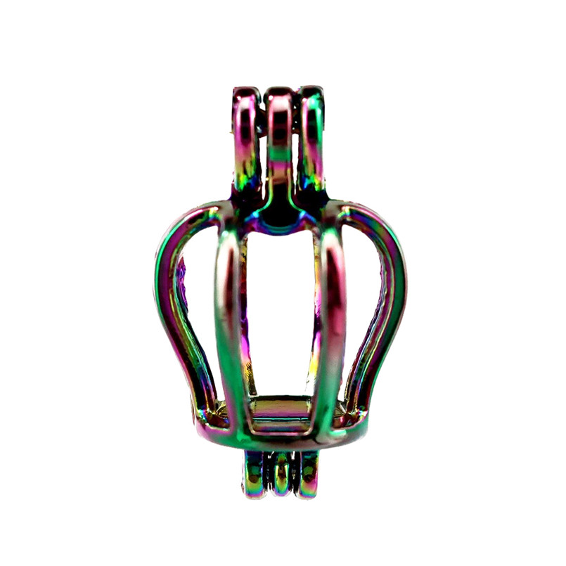 10pcs/lot Rainbow Color Crown Pearl Beads Cage Locket Pendant Diffuser Aromatherapy Perfume Essential Oils Diffuser Floating Pom, Silver
10pcs/lot Rainbow Color Crown Pearl Beads Cage Locket Pendant Diffuser Aromatherapy Perfume Essential Oils Diffuser Floating Pom, Silver