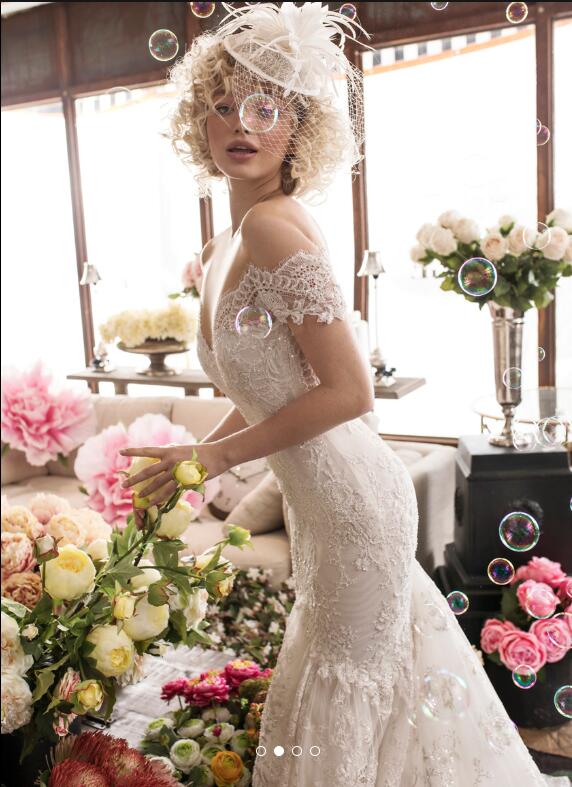2019 Mermaid Wedding Dresses Summer Off The Shoulder Full Lace Sweep Train Sexy Backless Boho Wedding Dress Bohemian Plus Size Bridal Gowns