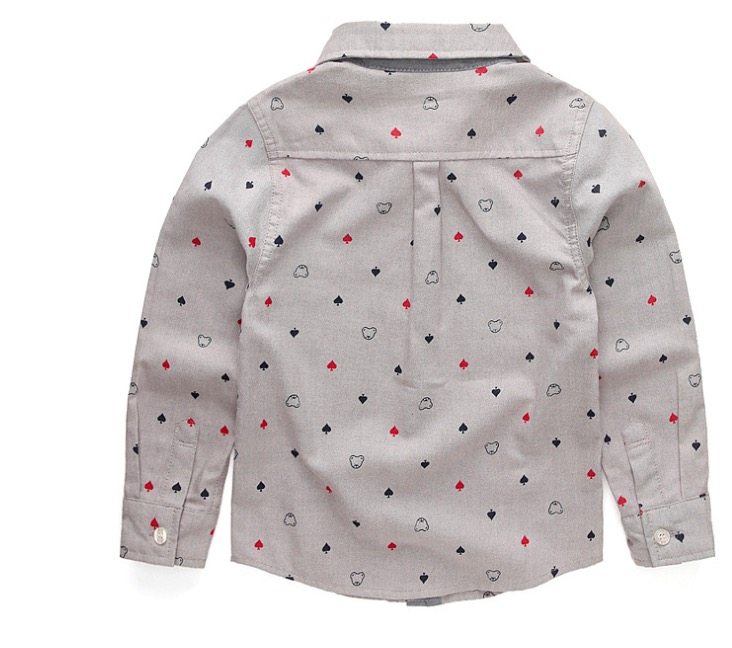 2018 New Children Boys Clothing Set Gentleman Kids Fashion Blouse Trousers Cotton Long Sleeved Clothes Children's School Suit Shirts