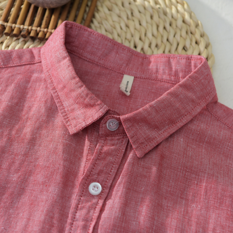 Men's Casual Shirts RESERVA ARAMY Reservde 2022 Linen Shirt Top Quality Short Sleeve Good Fabric Brand