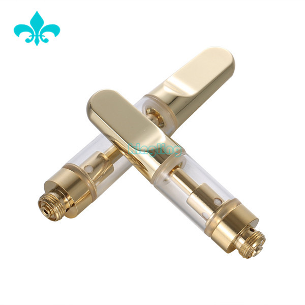 510 Oil Cartridges Gold Flat Tip Silver Cartridges Vape Pens 10.5mm 0.5ml 1.0ml Ceramic Coil Wickless Atomizer
510 Oil Cartridges Gold Flat Tip Silver Cartridges Vape Pens 10.5mm 0.5ml 1.0ml Ceramic Coil Wickless Atomizer