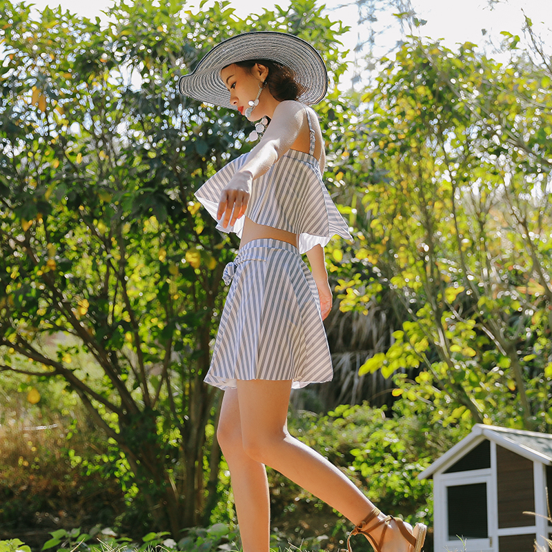 Women Two Piece Swimming Suit Bikini Beachwear When The Summer Painting Dress Up And Follow The Fashion Frend