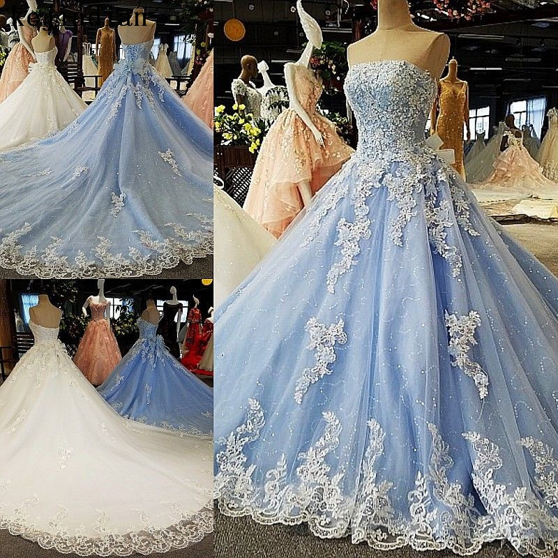 Gorgeous Strapless Lace Ball Gown Wedding Dresses blue 2018 Sexy off shoulder Appliques Bride Gowns Vintage Vestido De Noiva Plus Size, Red
Gorgeous Strapless Lace Ball Gown Wedding Dresses blue 2018 Sexy off shoulder Appliques Bride Gowns Vintage Vestido De Noiva Plus Size, Red
