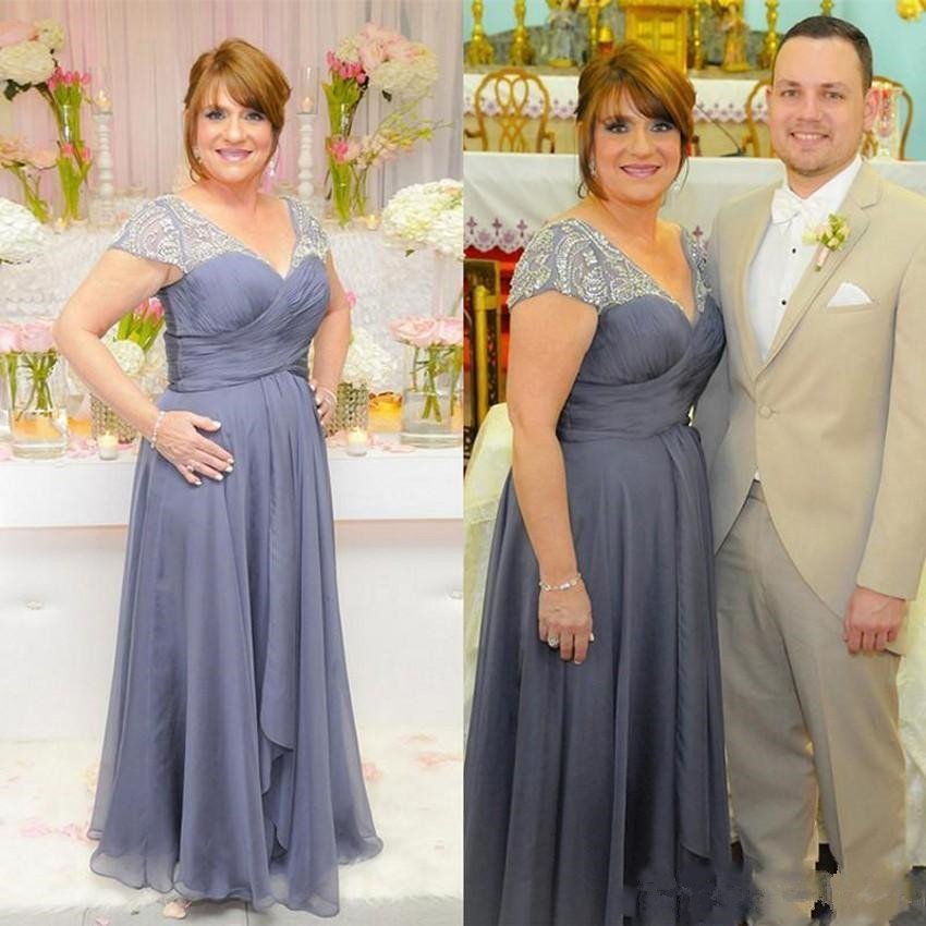 2018 Vintage Cheap Mother Of The Bride Dresses V Neck Short Sleeves Crystal Beaded Chiffon Long Plus Size Party Dress Formal Mother Dress
2018 Vintage Cheap Mother Of The Bride Dresses V Neck Short Sleeves Crystal Beaded Chiffon Long Plus Size Party Dress Formal Mother Dress