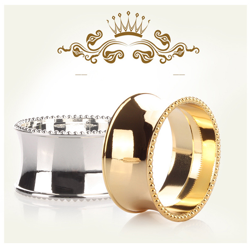 Silver Gold Color Stainless Steel Napkin Rings for Hotel Dinner Wedding Party Banquet Table Decoration
Silver Gold Color Stainless Steel Napkin Rings for Hotel Dinner Wedding Party Banquet Table Decoration
