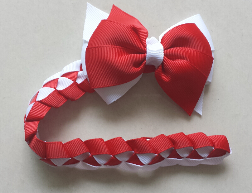 Hair Bun wraps Bows Clips Head Wrap Gingham Hair band Updo Headbands for Girl women Hair Extensions Full Snood Accessories 50pcs PD020