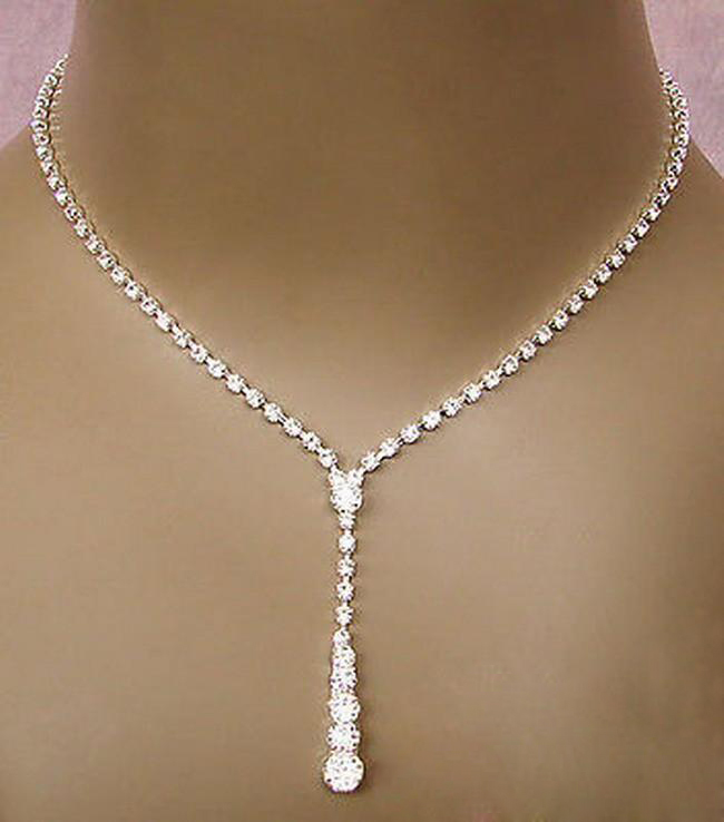 Bling Crystal Bridal Jewelry Set silver plated necklace diamond earrings Wedding jewellery sets for bride Bridesmaids women Accessories, White
Bling Crystal Bridal Jewelry Set silver plated necklace diamond earrings Wedding jewellery sets for bride Bridesmaids women Accessories, White