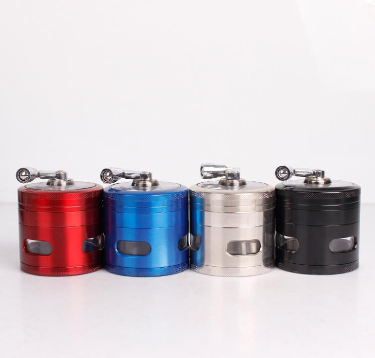 Zinc alloy hand-operated 4 layer open window grinder semi-automatic metal smoke cutter 60mm
Zinc alloy hand-operated 4 layer open window grinder semi-automatic metal smoke cutter 60mm
