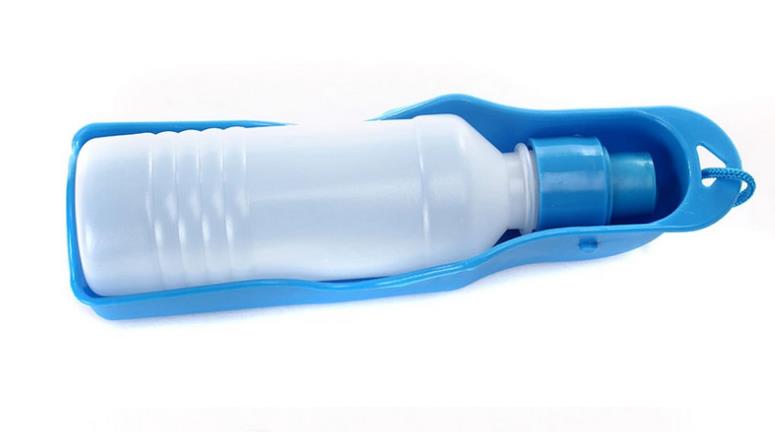 Portable Pet Dog Cat Outdoor Travel Water Bowl Bottle Hiking Camping Feeder Drinking Bottles Cups Fountain colorful