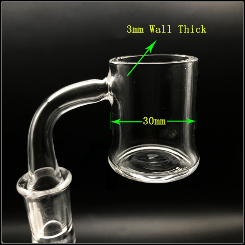 Newest 3mm Thick Flat Top Quartz Banger Nail With 30mm OD Male Female 10mm 14mm 18mm Evan Shore Quartz Banger For Dab Rig
Newest 3mm Thick Flat Top Quartz Banger Nail With 30mm OD Male Female 10mm 14mm 18mm Evan Shore Quartz Banger For Dab Rig