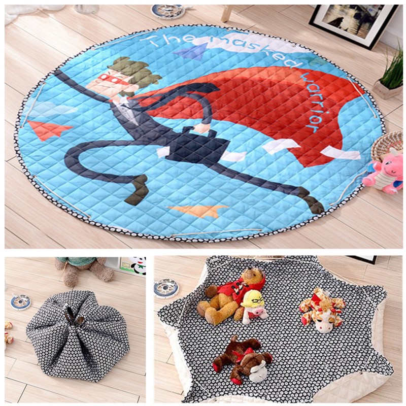 Baby toy storage bag Cotton round rugs for children toddler crawling mat kids Carpet Diameter 57" home organizers
Baby toy storage bag Cotton round rugs for children toddler crawling mat kids Carpet Diameter 57" home organizers