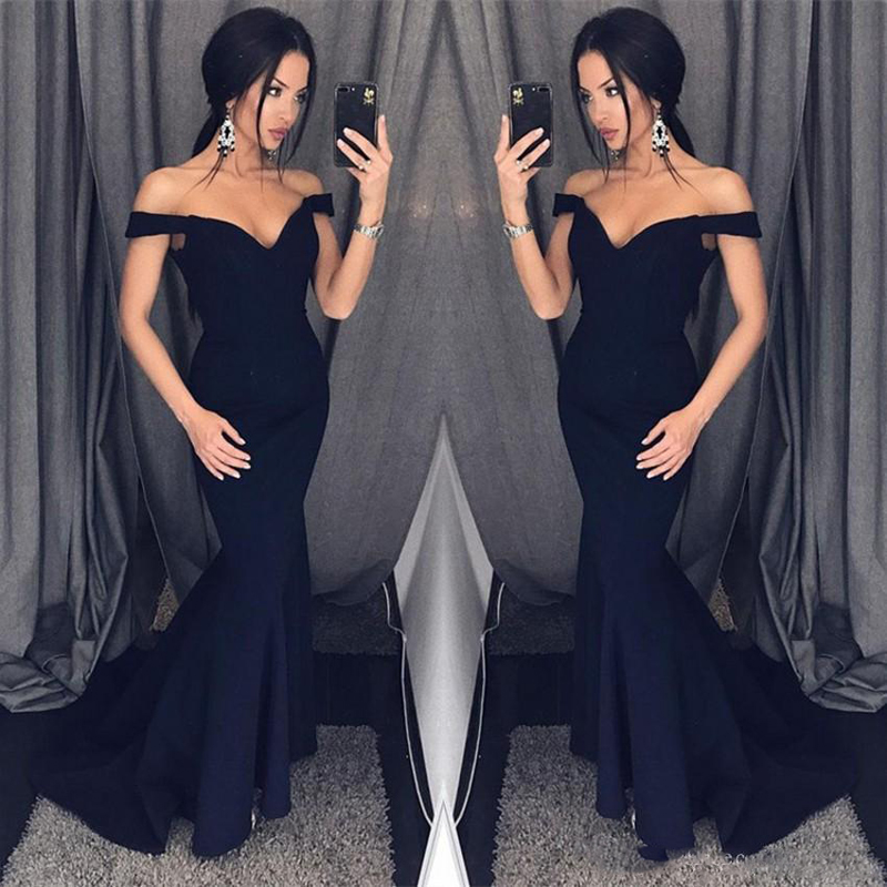 Newest Black V neck Mermaid Prom Dresses Satin Formal Evening Gowns Vestido De Noche Special Occasion Prom Dresses, Chocolate
Newest Black V neck Mermaid Prom Dresses Satin Formal Evening Gowns Vestido De Noche Special Occasion Prom Dresses, Chocolate