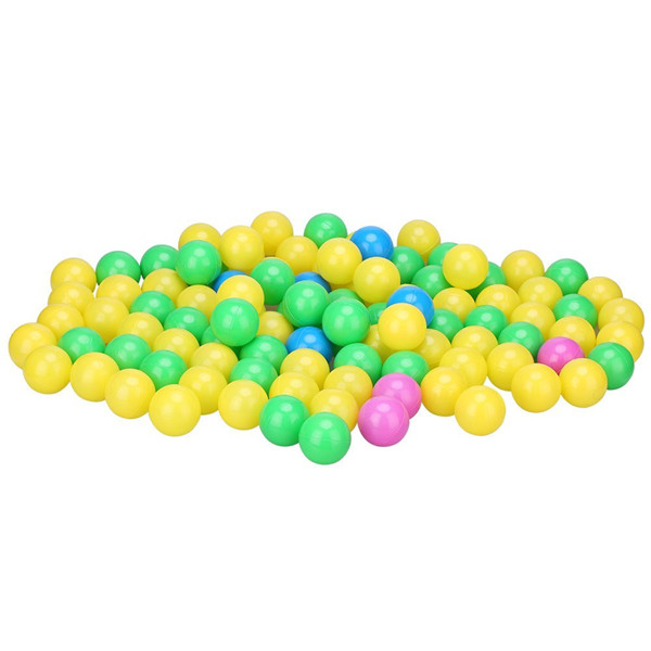 Children039s marine ball toy 100pcslot Water Pool Ocean Wave Ball Mix Color Plastic Stress Air Ball Funny Baby Outdoor Toys