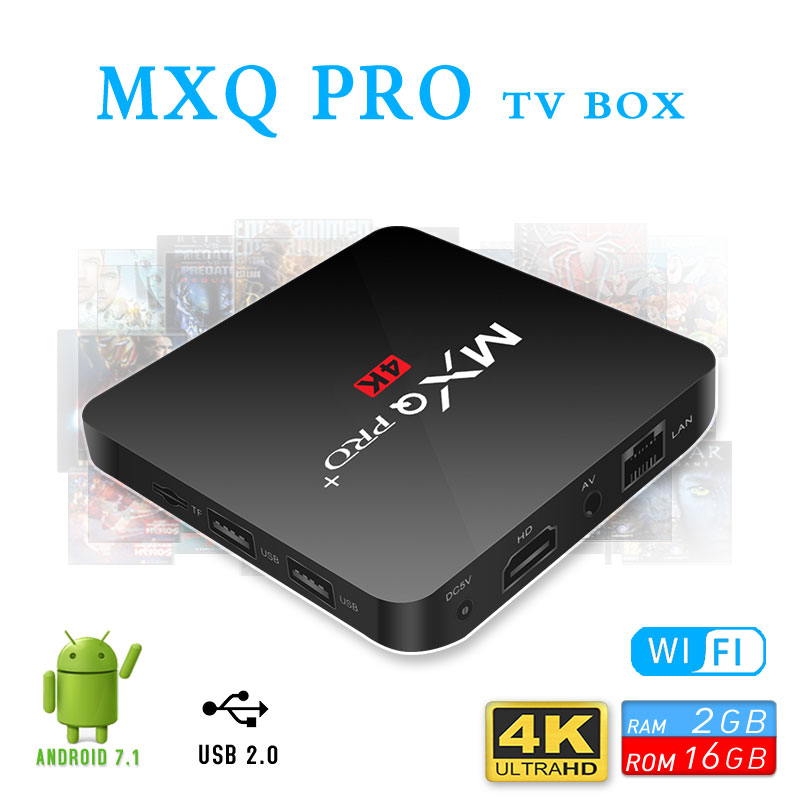 Android 8.1 tv box MXQ PRO Plus Amlogic S905w Quad Core 2GB 16GB 4k Media Player Set Top Boxes
Android 8.1 tv box MXQ PRO Plus Amlogic S905w Quad Core 2GB 16GB 4k Media Player Set Top Boxes