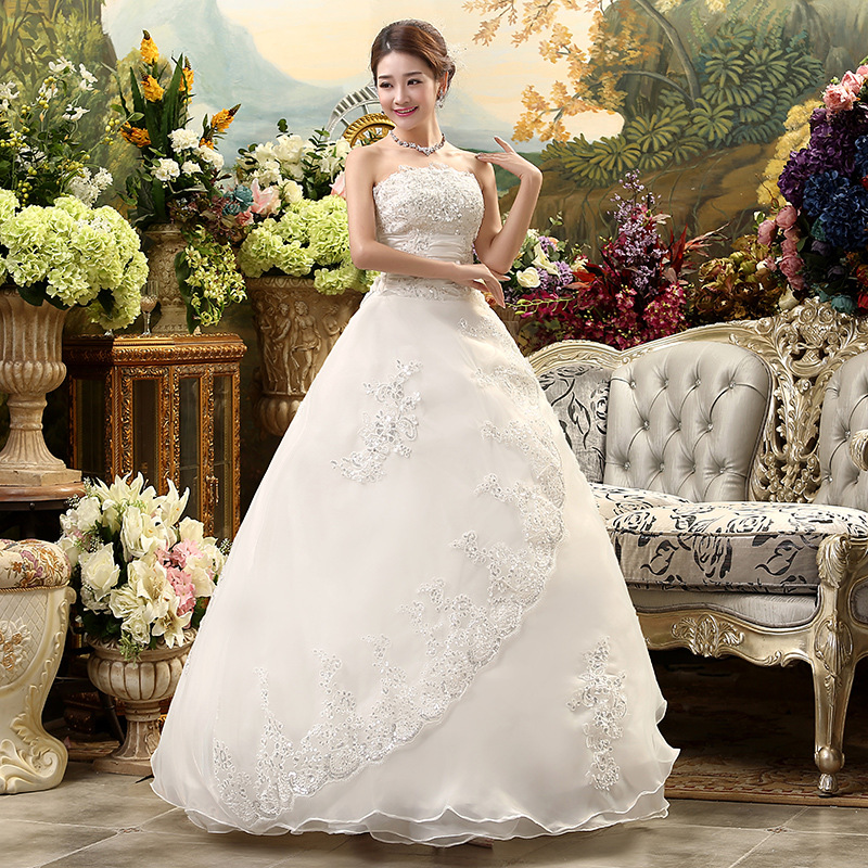 Real Photo Customized Princess Lace Wedding Dress 2018 Vintage Plus Size Wedding Dresses Bridal Gowns Vestido De Noiva
