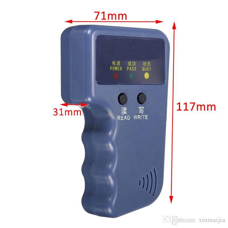 Handheld 125Khz RFID ID Card Copier Reader/Writer + 6 Writable Tags + 6 Cards