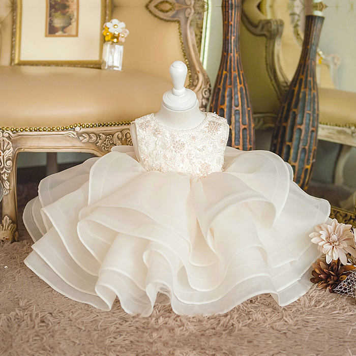 Fairy Tea Length Flower Girls Dresses Ball Gown Lovely Flower Girls Dresses Floral Applique with Beads Pearls Girls Party Dress Cheap, Beige
Fairy Tea Length Flower Girls Dresses Ball Gown Lovely Flower Girls Dresses Floral Applique with Beads Pearls Girls Party Dress Cheap, Beige