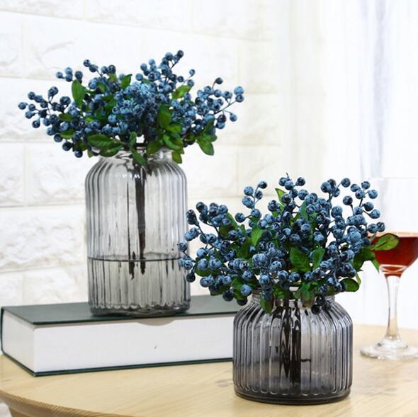 Artificial Christmas Berries Simulation Fruit Berry Flower Branch Foam Fruits Christmas Decorative Wedding Home Party DIY Decor