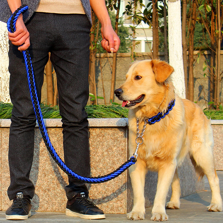 High Quality Adjustable Nylon Dog Collar Leash Set Soft Collar For Large Dogs Pet Endure Bite Leash P Chain Rope
High Quality Adjustable Nylon Dog Collar Leash Set Soft Collar For Large Dogs Pet Endure Bite Leash P Chain Rope