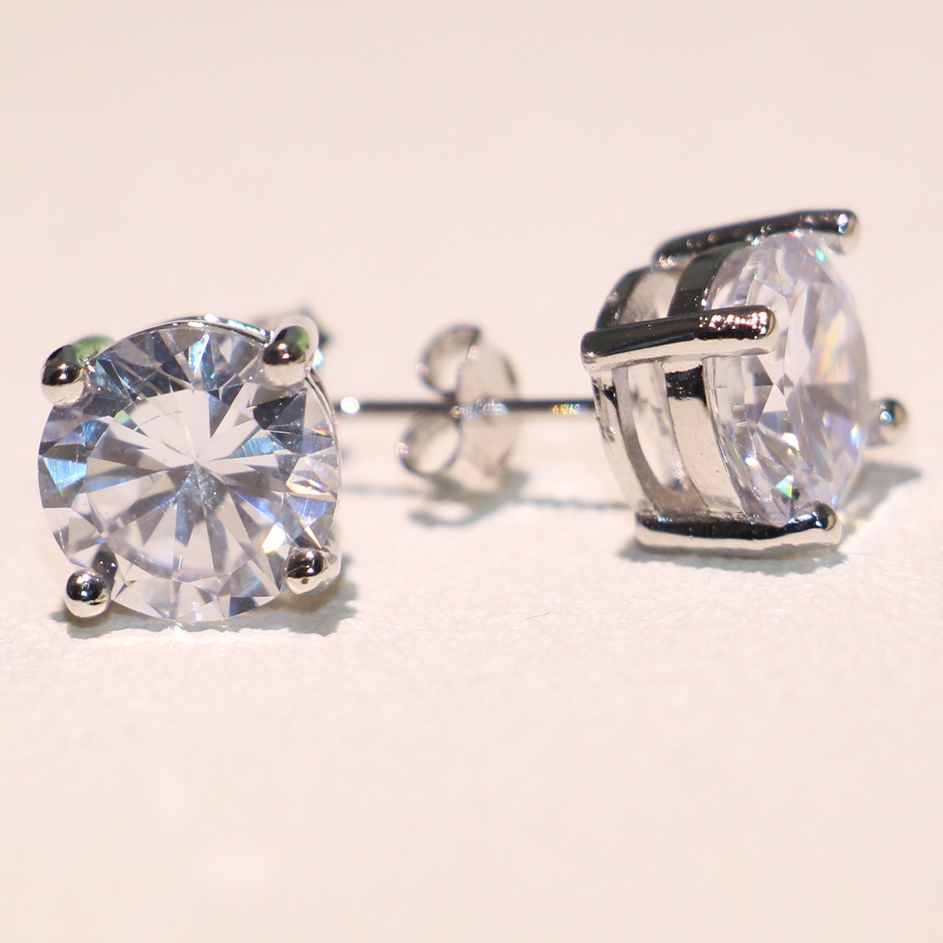 choucong Hot Sale Romantic Jewelry Stud Earrings For Wedding Elegant Sier Color 5A Cubic Zirconia Stone CZ Dia Earring Gift